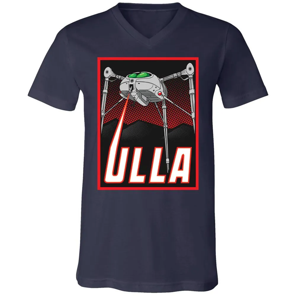 Unisex V-Neck T-Shirt - F1E68YJB - Navy - 2