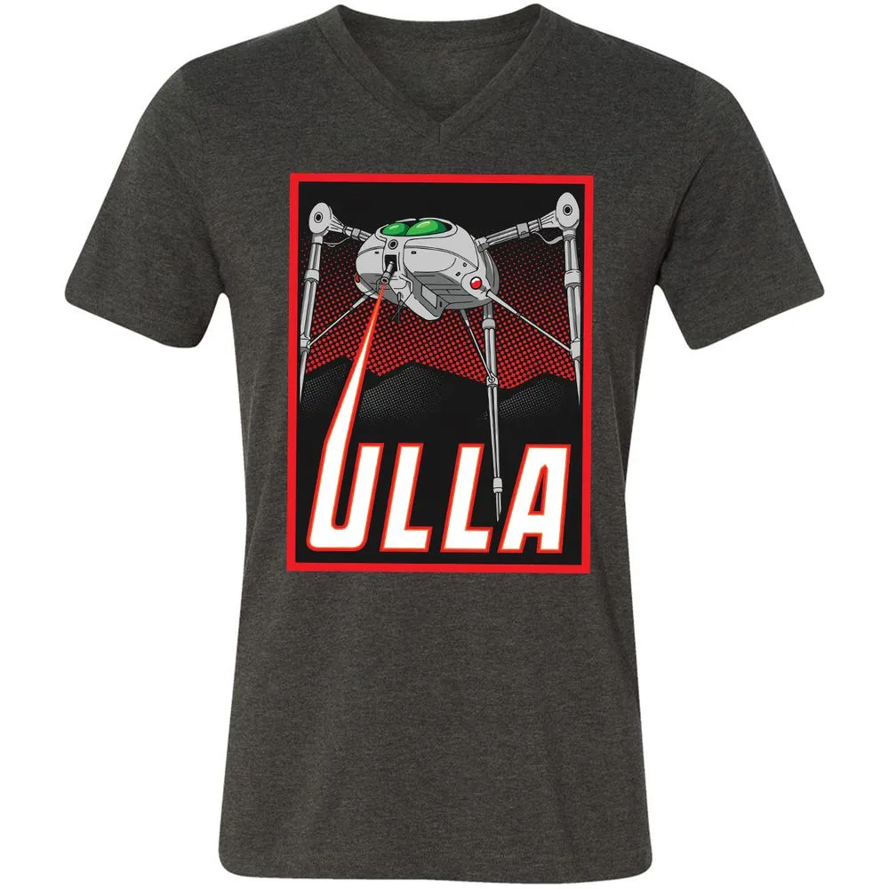 Unisex V-Neck T-Shirt - F1E68YJB - Dark Grey Heather - 8
