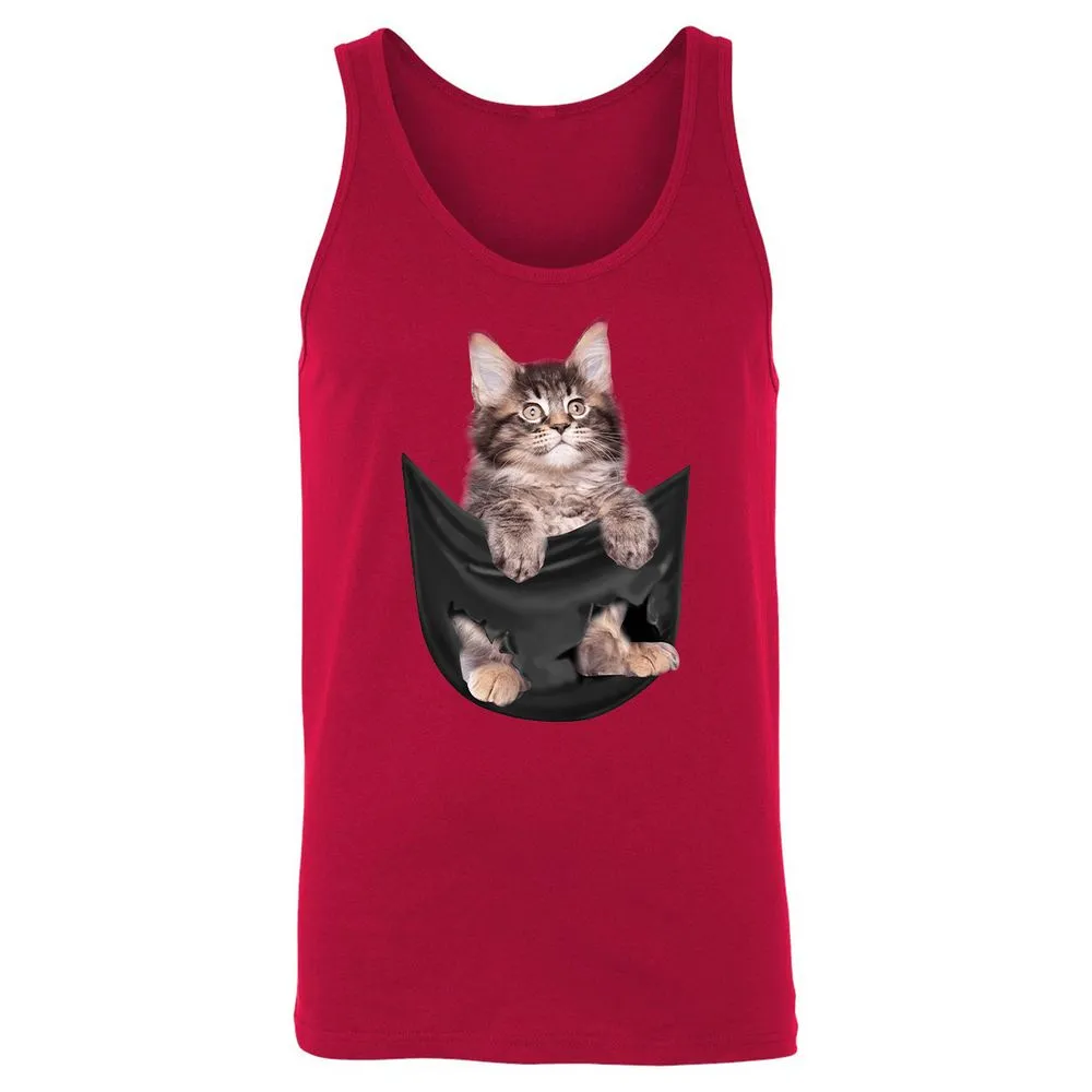 Unisex Jersey Tank - PMY97RDQ - Red - 11