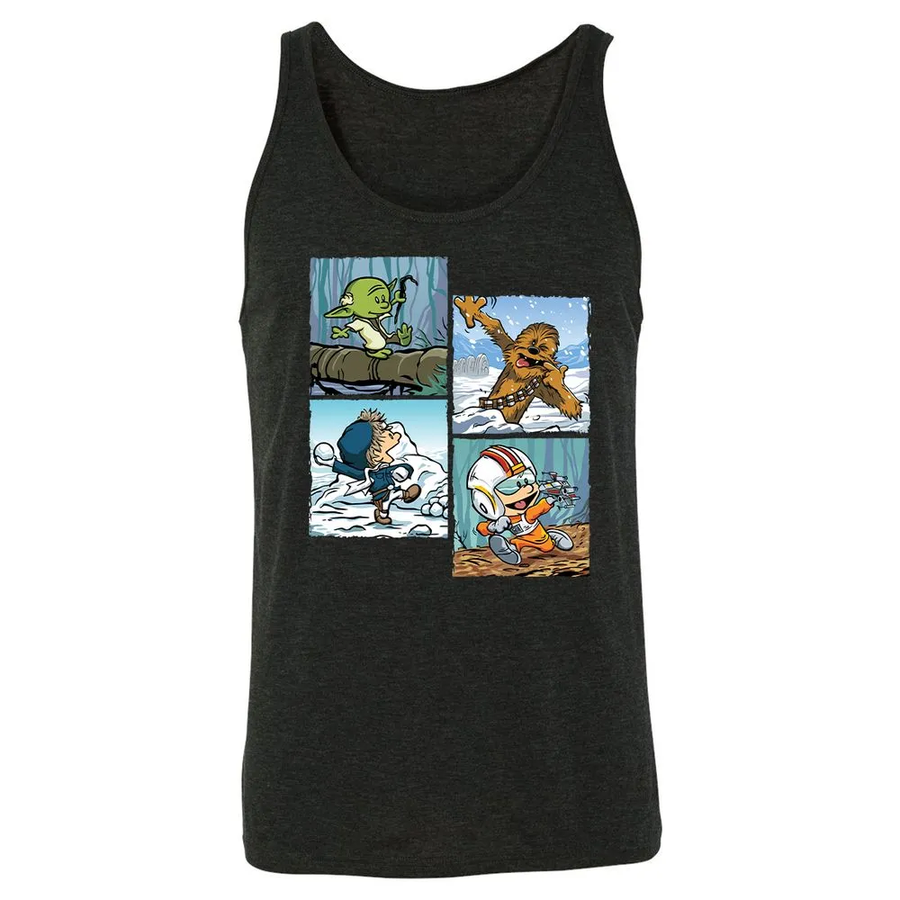 Unisex Jersey Tank - MZ3GY1NM - Charcoal Black Triblend - 5