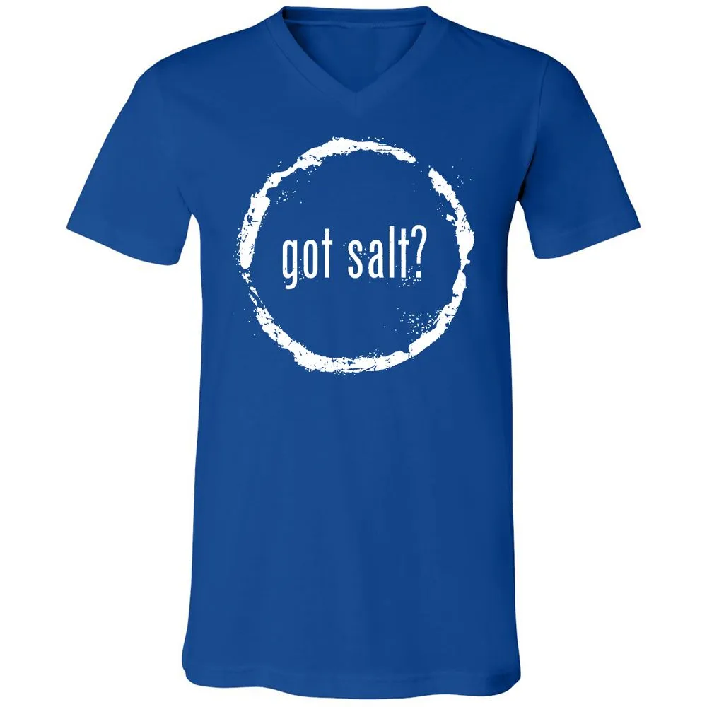 Unisex V-Neck T-Shirt - CAQLBXHW - True Royal - 4