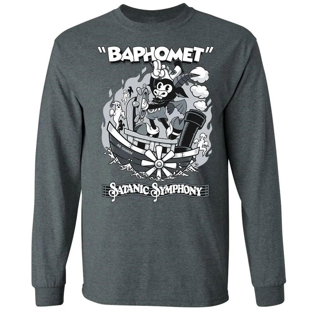 Long Sleeve T-Shirt - EGRQYVXZ - Dark Heather - 15