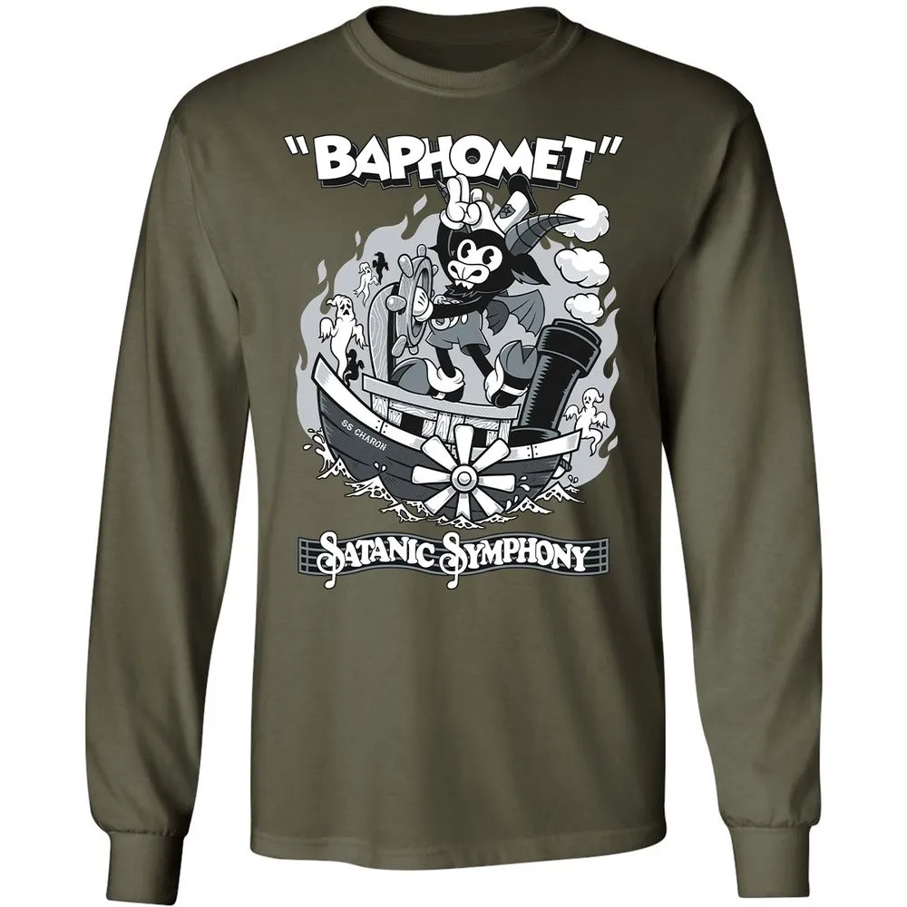 Long Sleeve T-Shirt - EGRQYVXZ - Military Green - 16