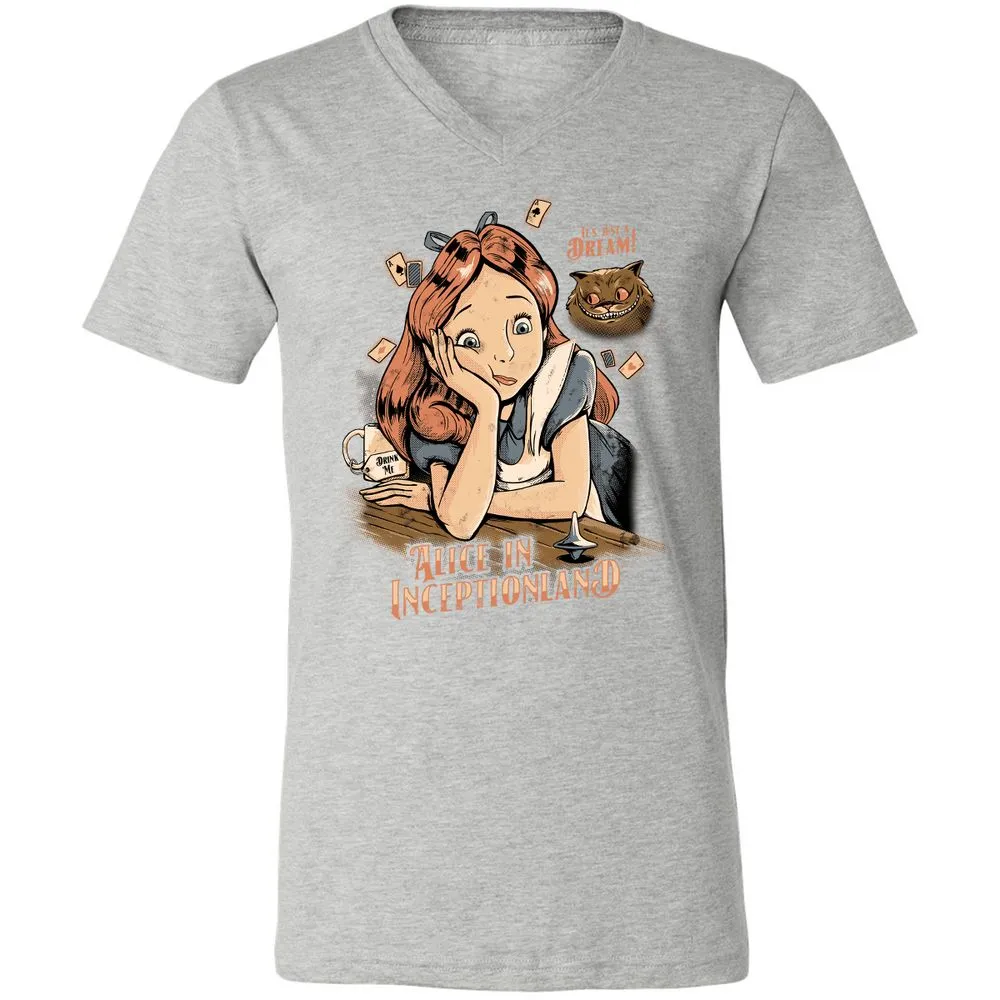 Unisex V-Neck T-Shirt - E7VHG5SV - Athletic Heather - 7