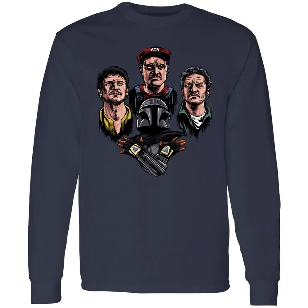 Long Sleeve T-Shirt - HLE7SVH1 - Navy - 2