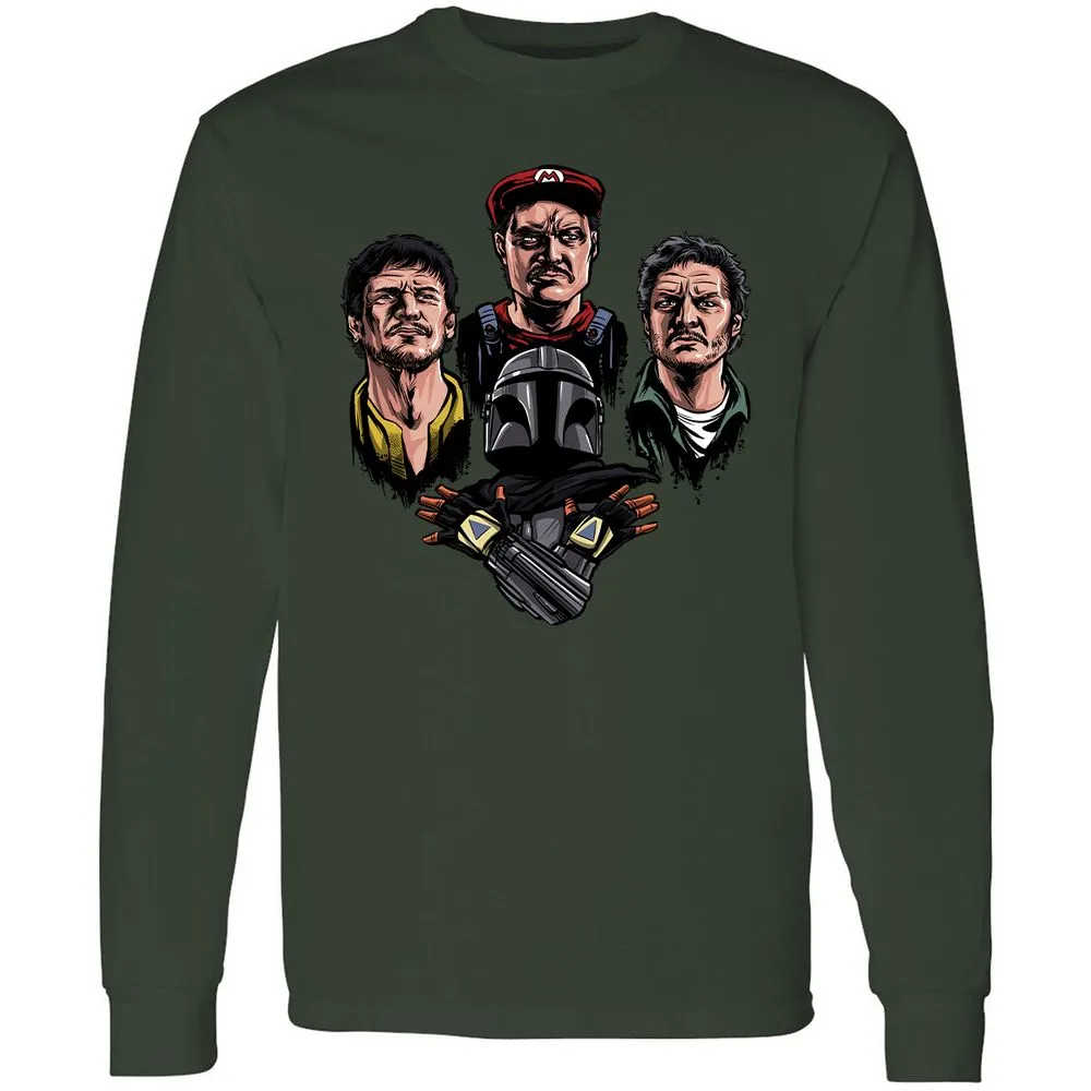 Long Sleeve T-Shirt - HLE7SVH1 - Forest Green - 4