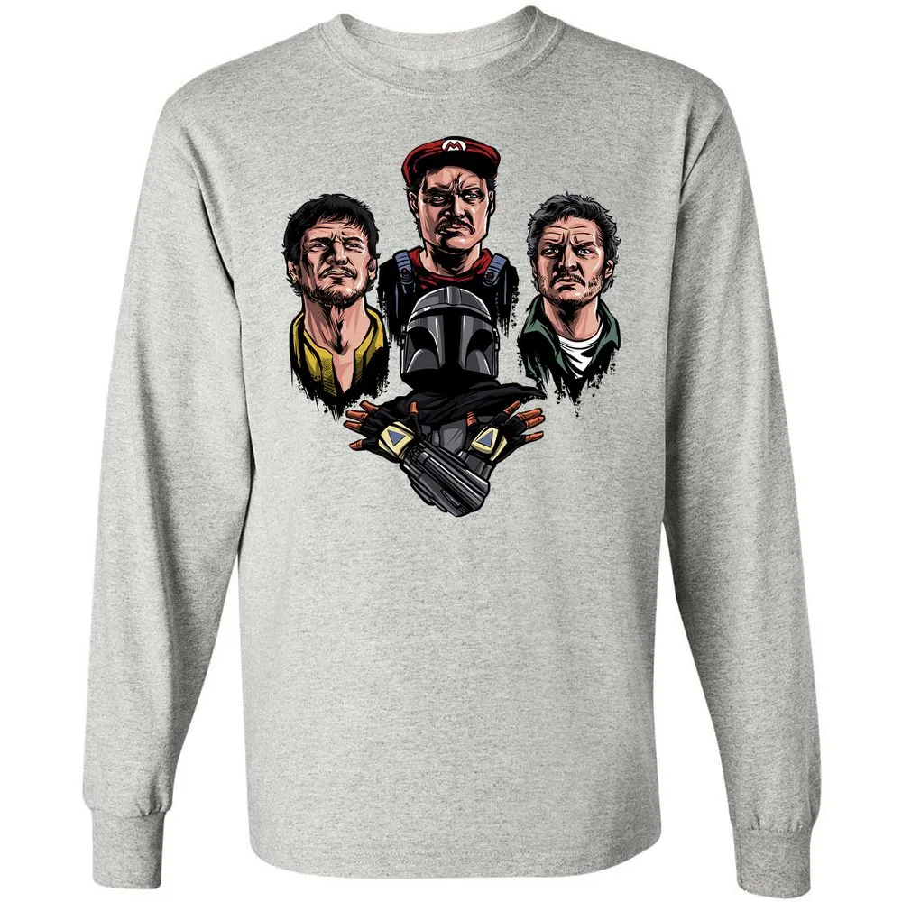 Long Sleeve T-Shirt - HLE7SVH1 - Ash - 7