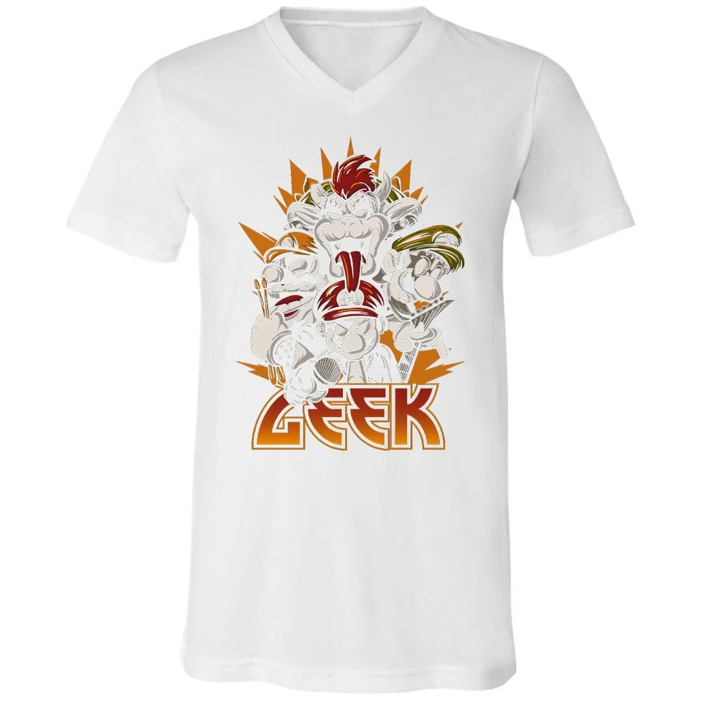 Unisex V-Neck T-Shirt - L9SLEL7E - White - 5