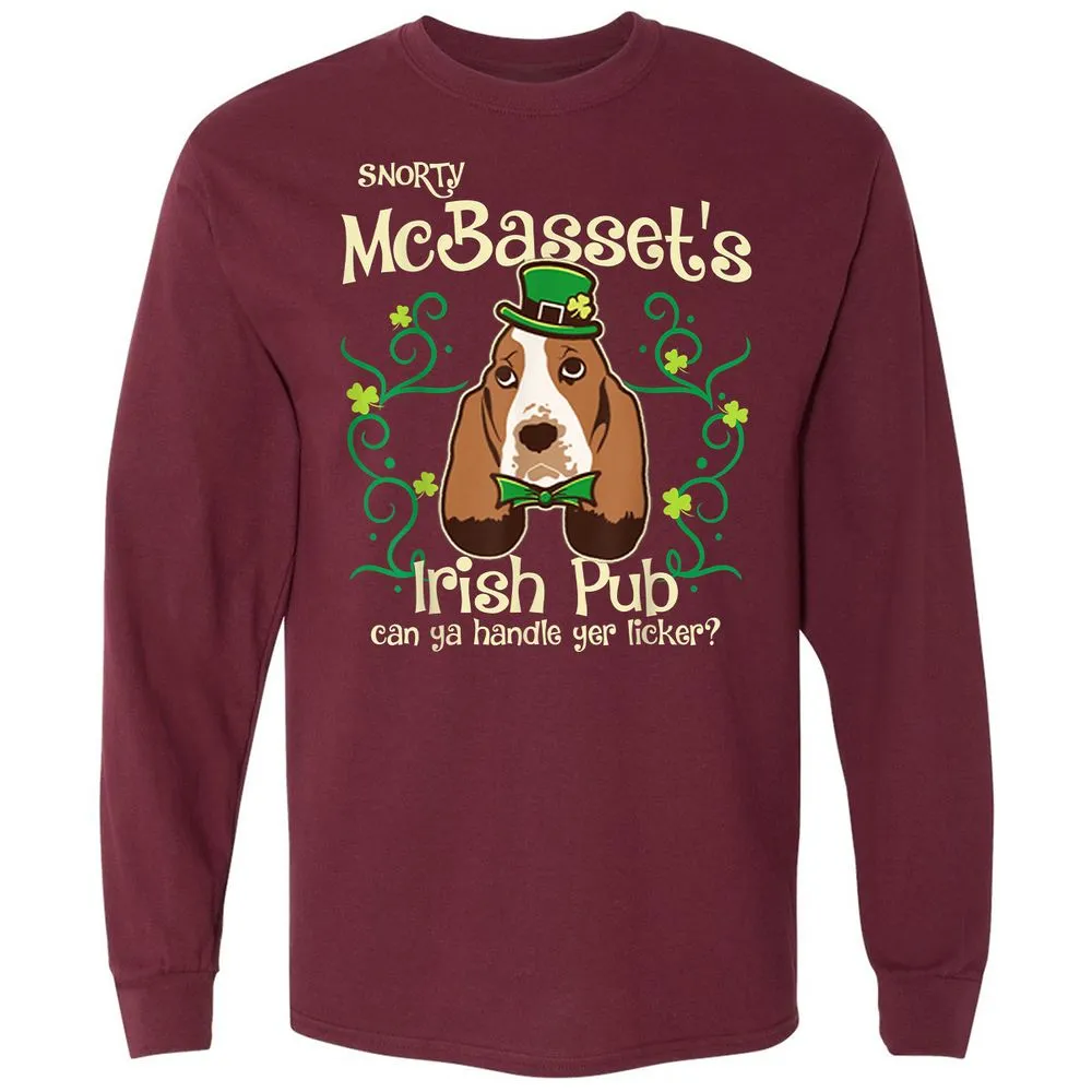 Long Sleeve T-Shirt - 7QDVRSXV - Maroon - 11