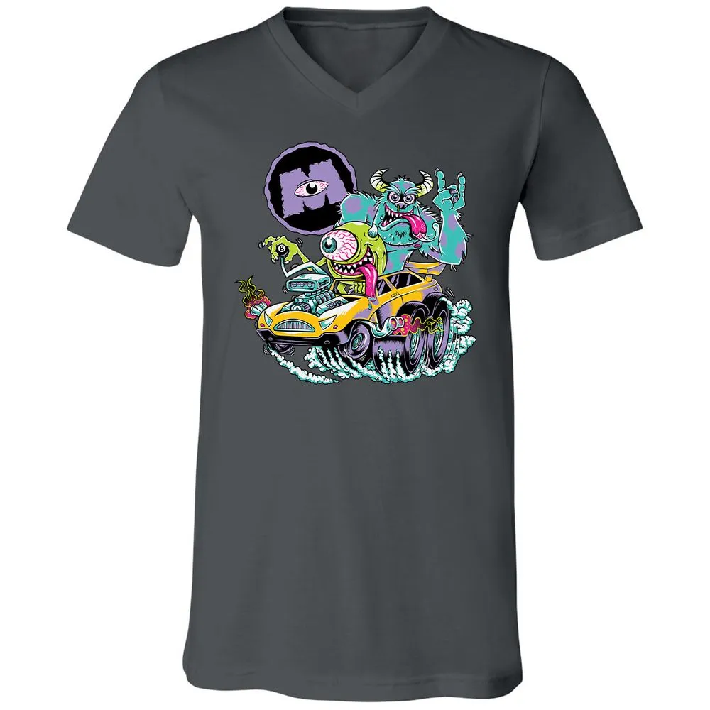 Unisex V-Neck T-Shirt - 3Q33CLQ4 - Asphalt - 12