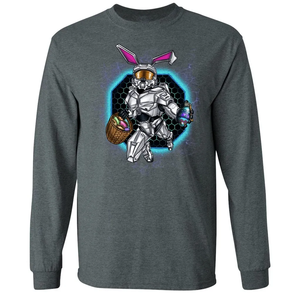 Long Sleeve T-Shirt - B9MQ9CQZ - Dark Heather - 15