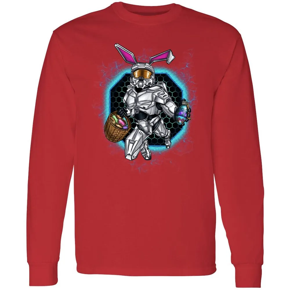 Long Sleeve T-Shirt - B9MQ9CQZ - Red - 14