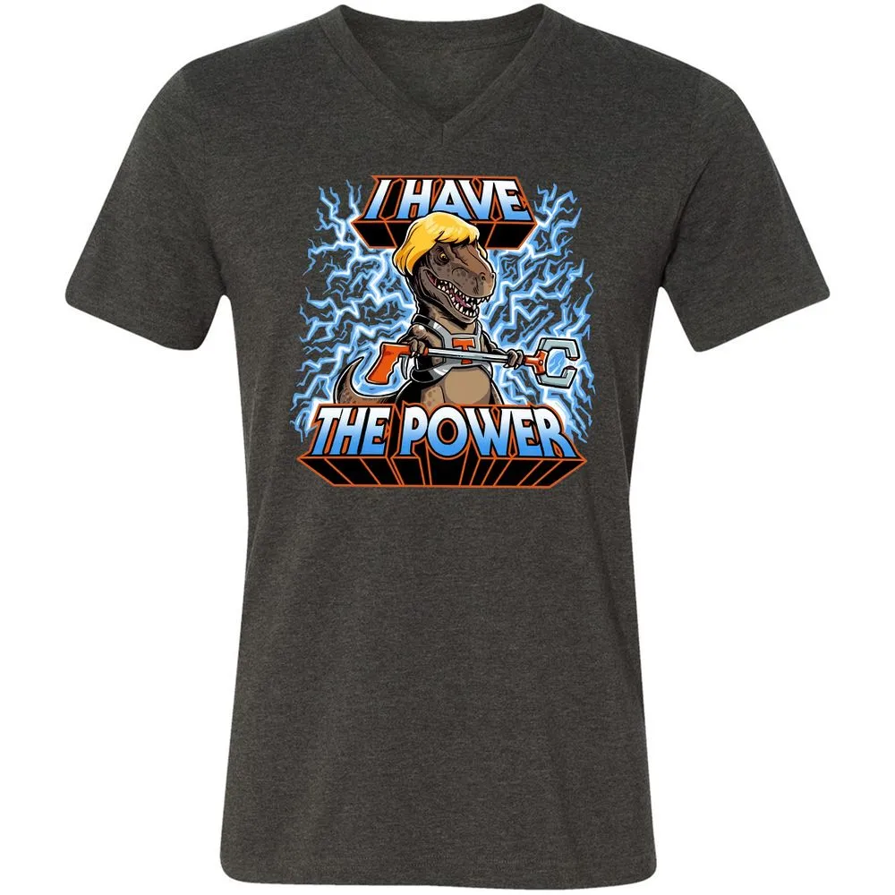 Unisex V-Neck T-Shirt - HC1NJ1Z1 - Dark Grey Heather - 8