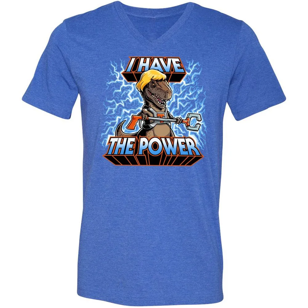 Unisex V-Neck T-Shirt - HC1NJ1Z1 - Heather True Royal - 14