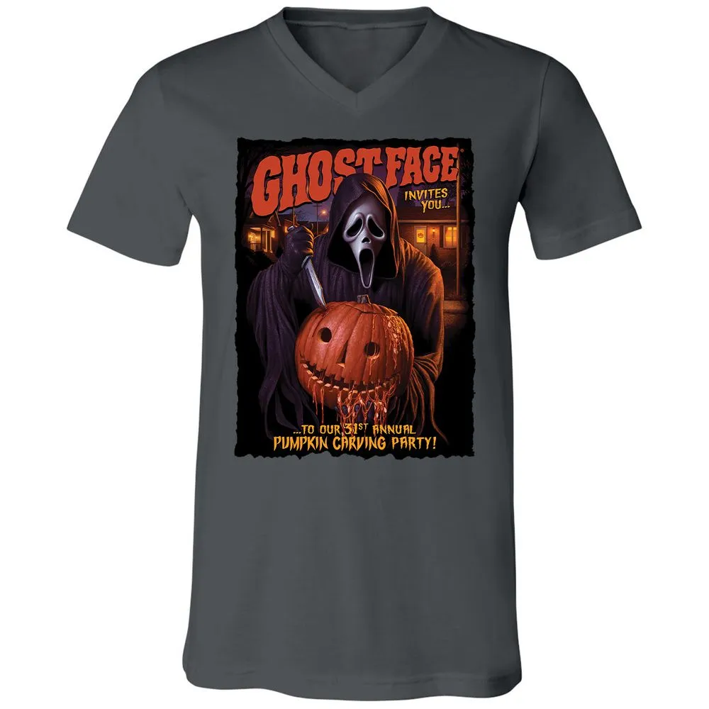 Unisex V-Neck T-Shirt - CCBFLJ9W - Asphalt - 12