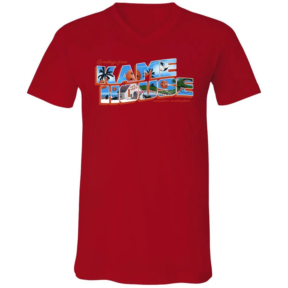 Unisex V-Neck T-Shirt - SU17MH6C - Red - 3