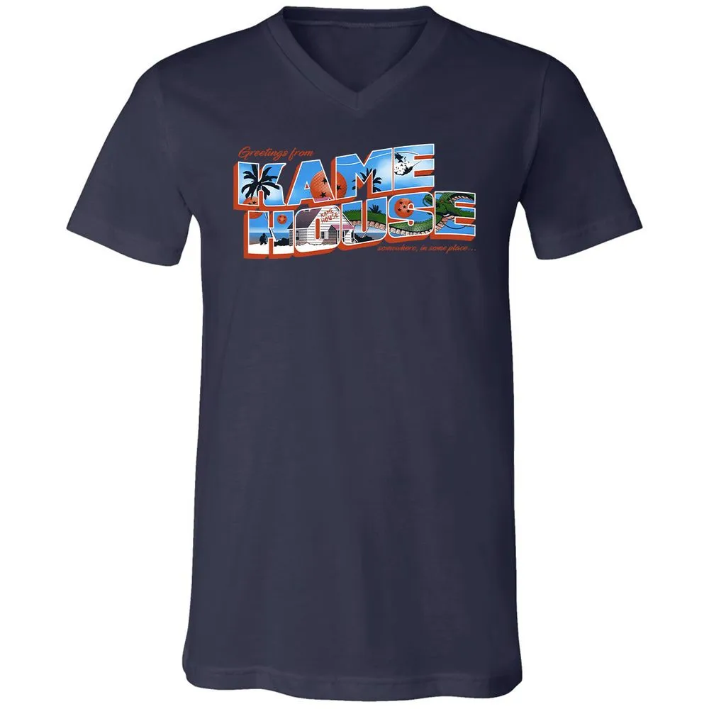 Unisex V-Neck T-Shirt - SU17MH6C - Navy - 2