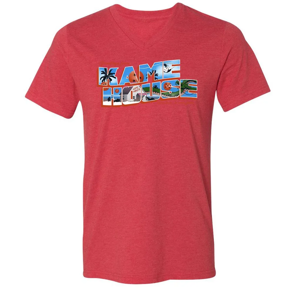 Unisex V-Neck T-Shirt - SU17MH6C - Heather Red - 16