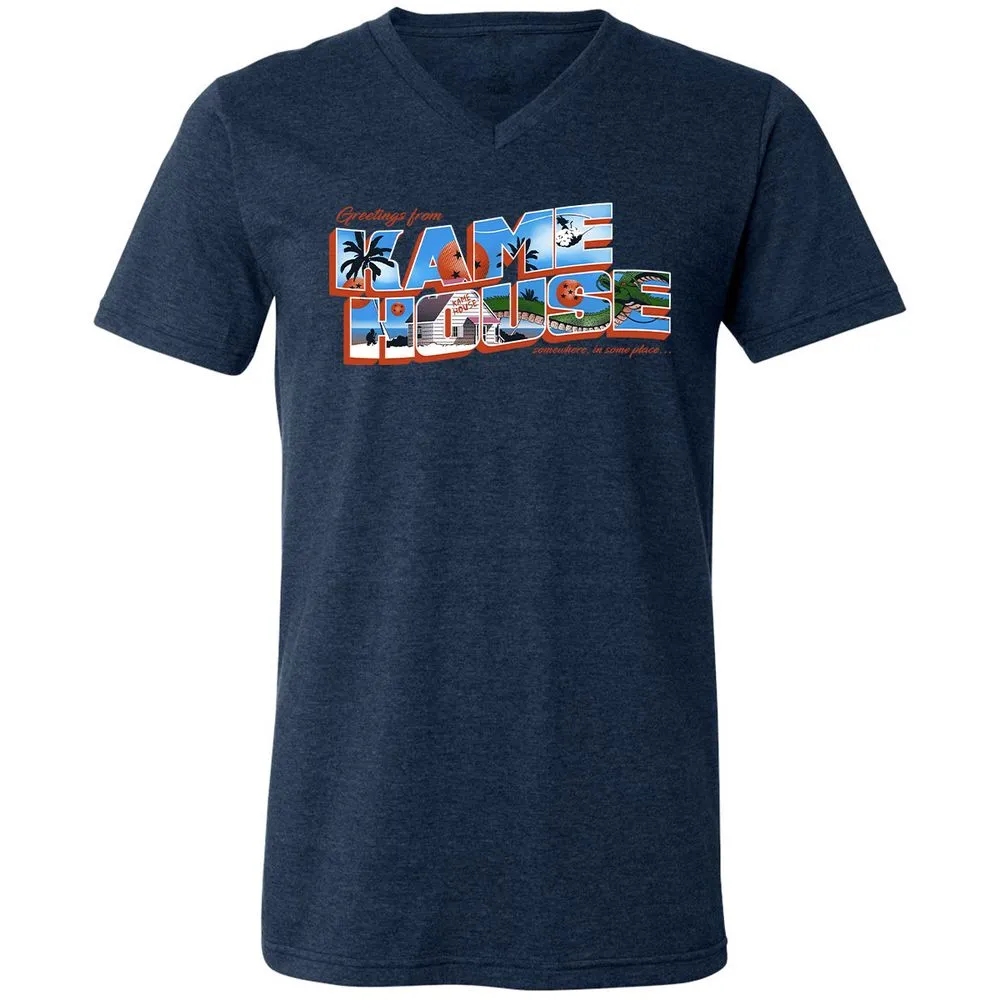 Unisex V-Neck T-Shirt - SU17MH6C - Heather Navy - 15