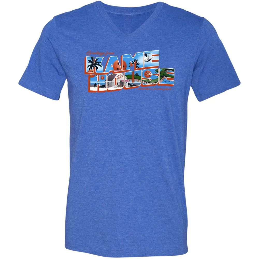 Unisex V-Neck T-Shirt - SU17MH6C - Heather True Royal - 14