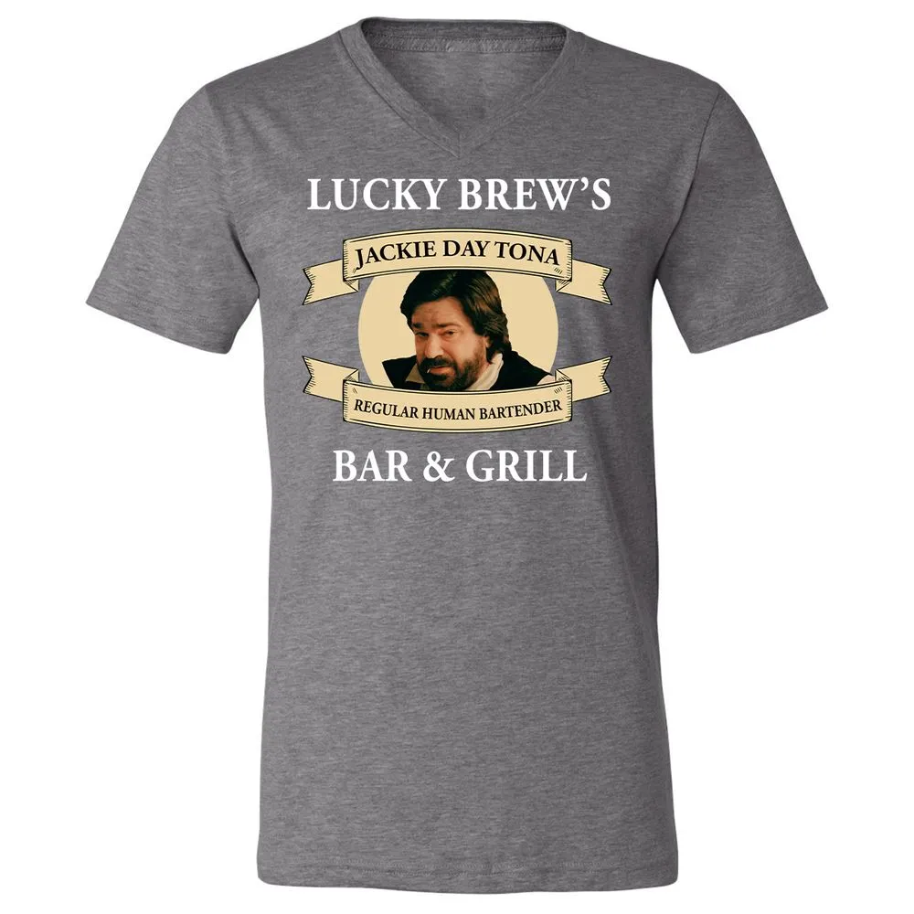 Unisex V-Neck T-Shirt - CCU4RG15 - Deep Heather - 13