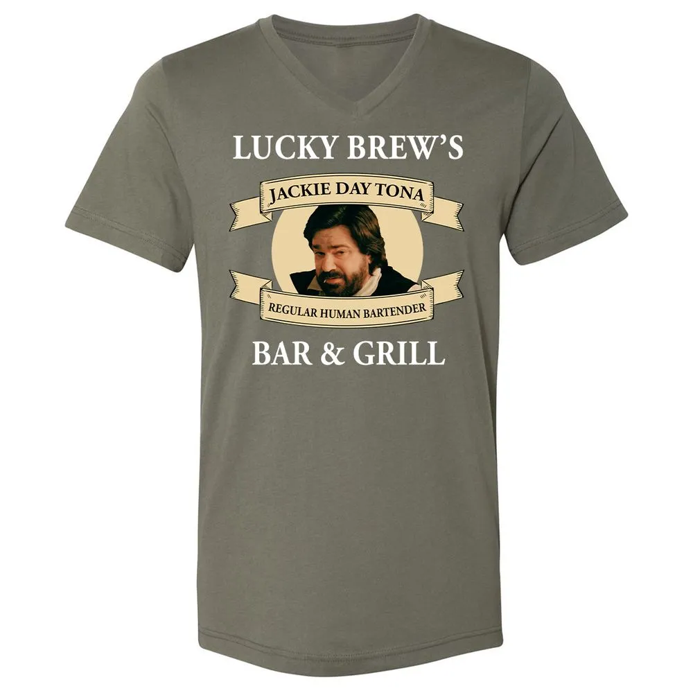 Unisex V-Neck T-Shirt - CCU4RG15 - Military Green - 10