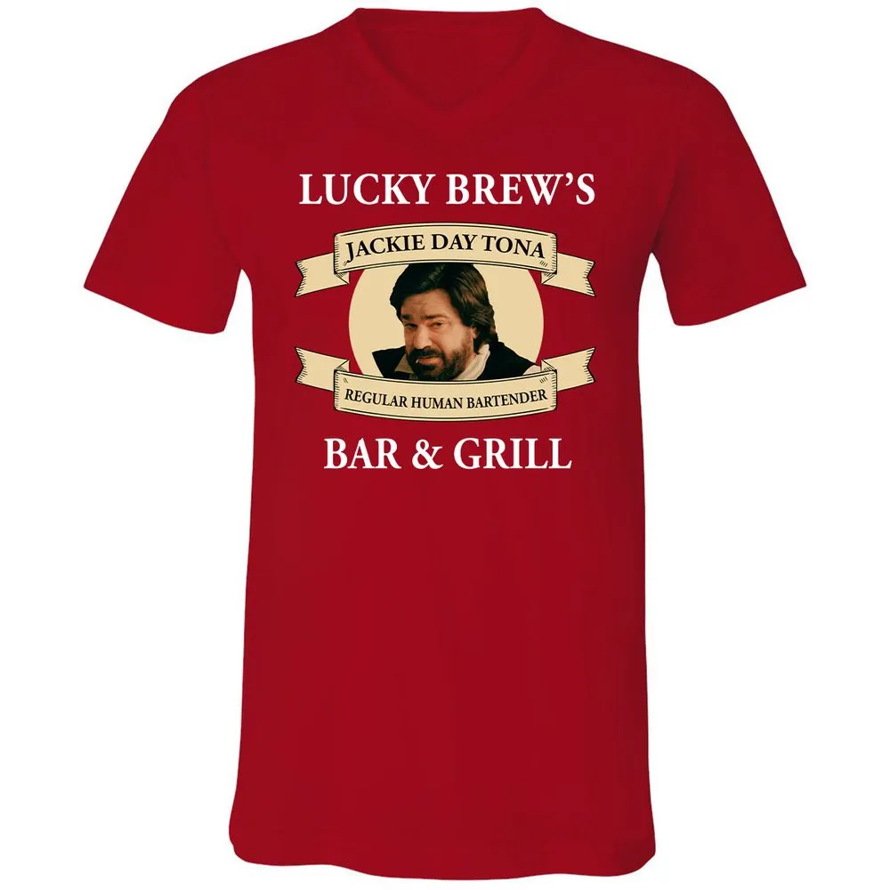 Unisex V-Neck T-Shirt - CCU4RG15 - Red - 3
