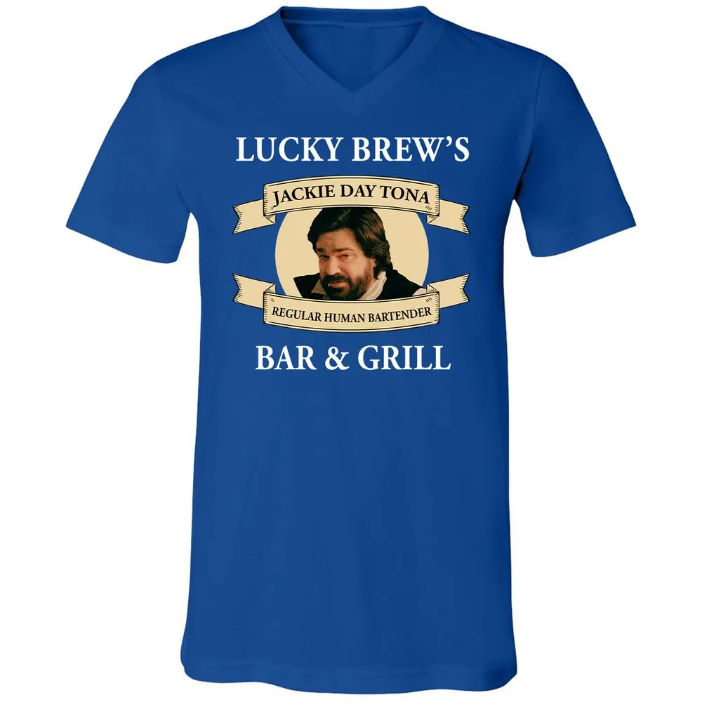 Unisex V-Neck T-Shirt - CCU4RG15 - True Royal - 4