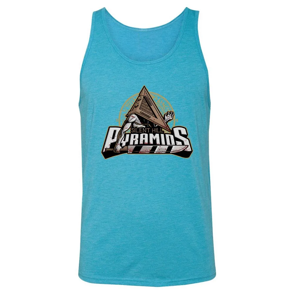 Unisex Jersey Tank - EQN88XF3 - Aqua Triblend - 3