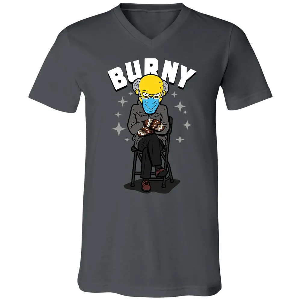 Unisex V-Neck T-Shirt - GCMK9PAW - Asphalt - 12