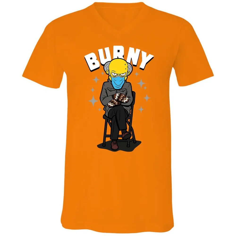 Unisex V-Neck T-Shirt - GCMK9PAW - Orange - 11