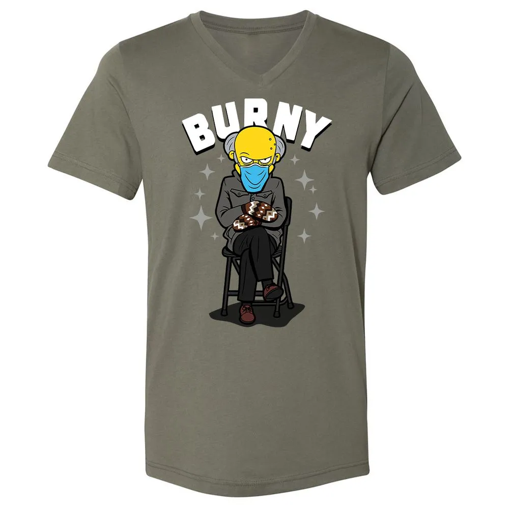 Unisex V-Neck T-Shirt - GCMK9PAW - Military Green - 10