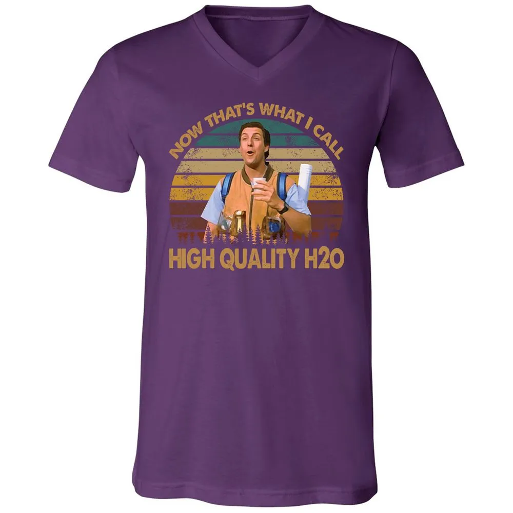 Unisex V-Neck T-Shirt - Z98F54QQ - Team Purple - 9