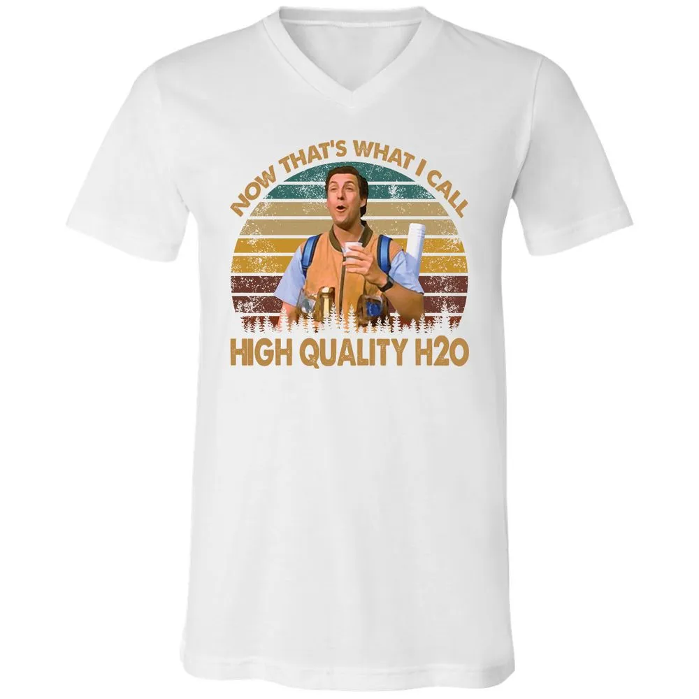 Unisex V-Neck T-Shirt - Z98F54QQ - White - 5