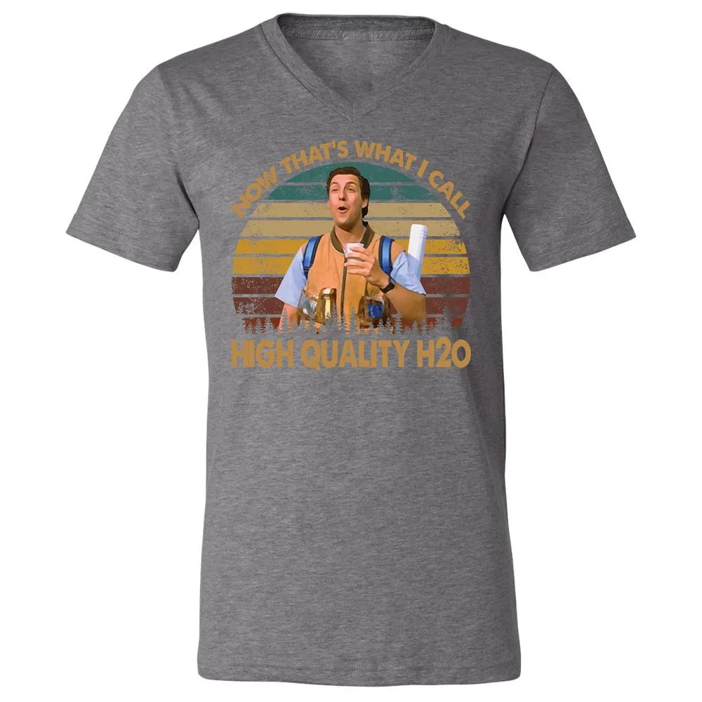 Unisex V-Neck T-Shirt - Z98F54QQ - Deep Heather - 13