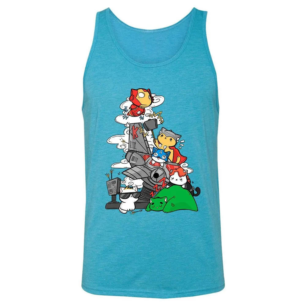 Unisex Jersey Tank - AGFLU1T7 - Aqua Triblend - 3