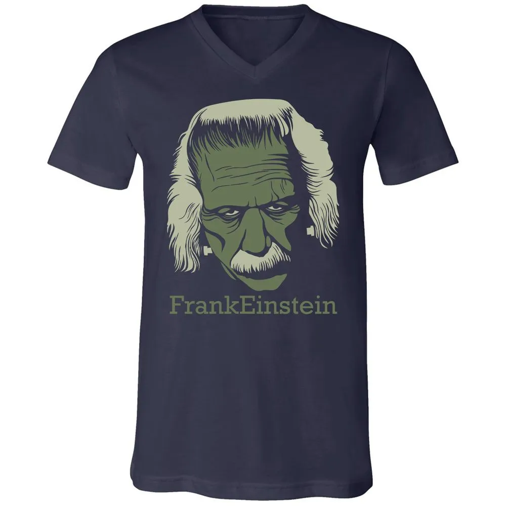 Unisex V-Neck T-Shirt - L35Y4F9U - Navy - 2