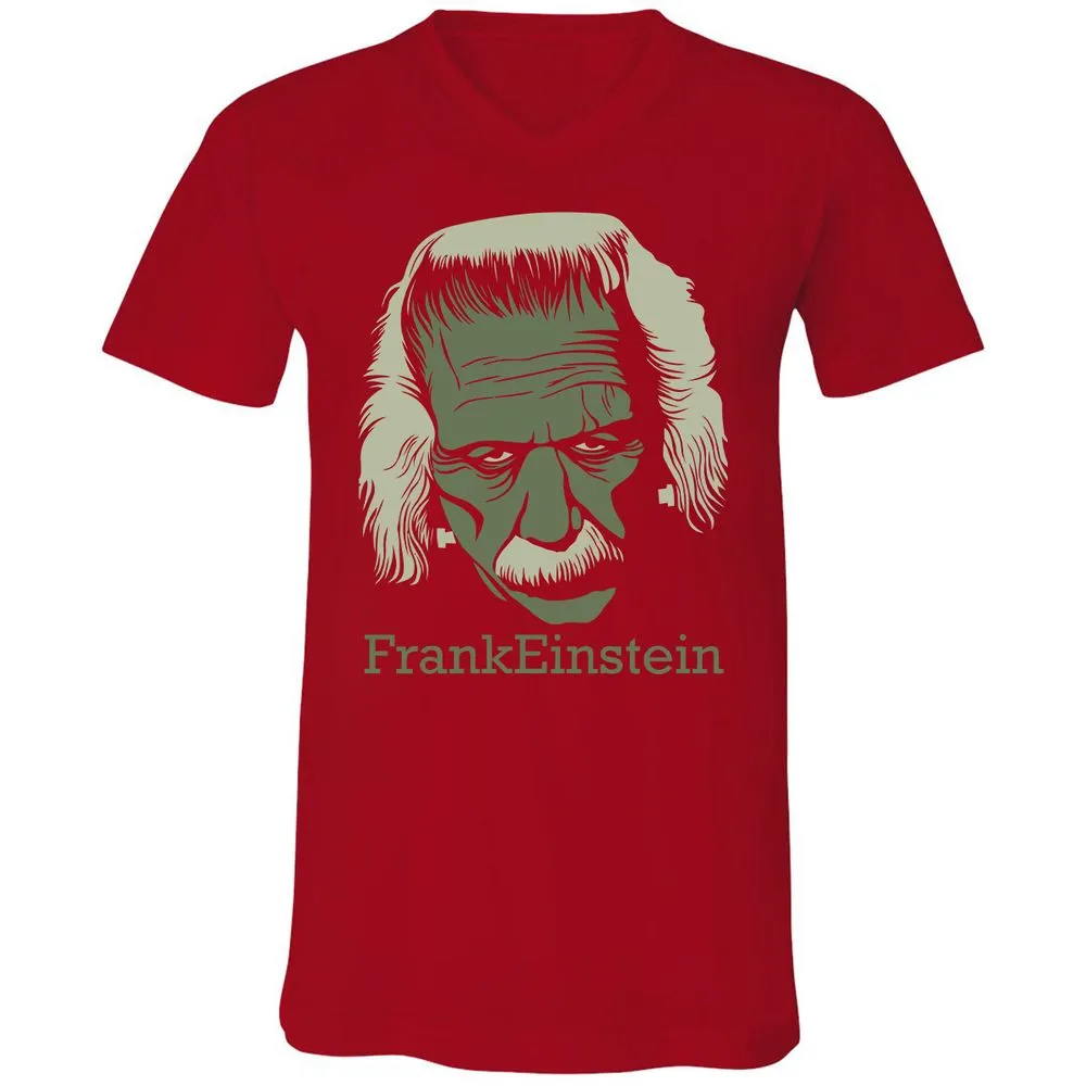 Unisex V-Neck T-Shirt - L35Y4F9U - Red - 3