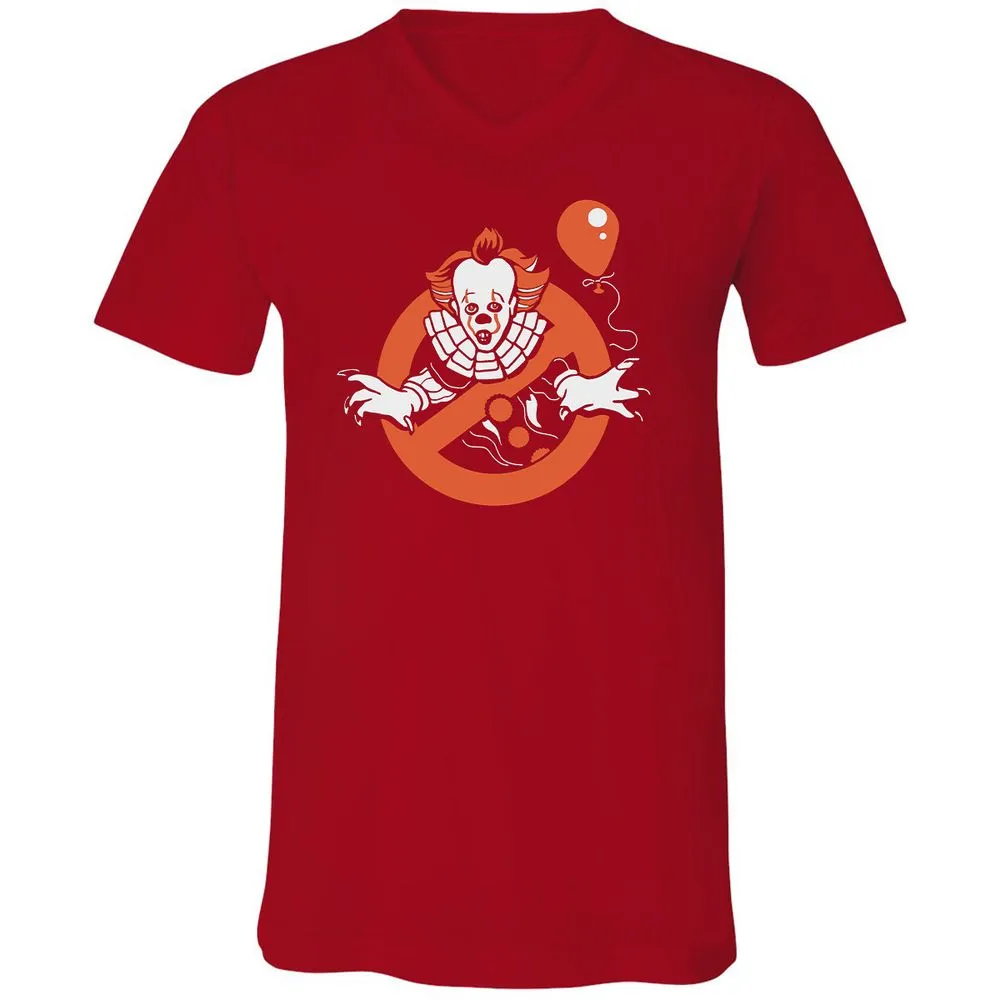 Unisex V-Neck T-Shirt - XKB52YNK - Red - 3