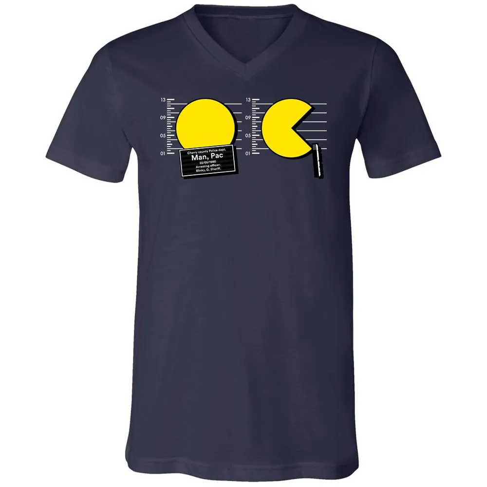 Unisex V-Neck T-Shirt - 8CE72UGG - Navy - 2