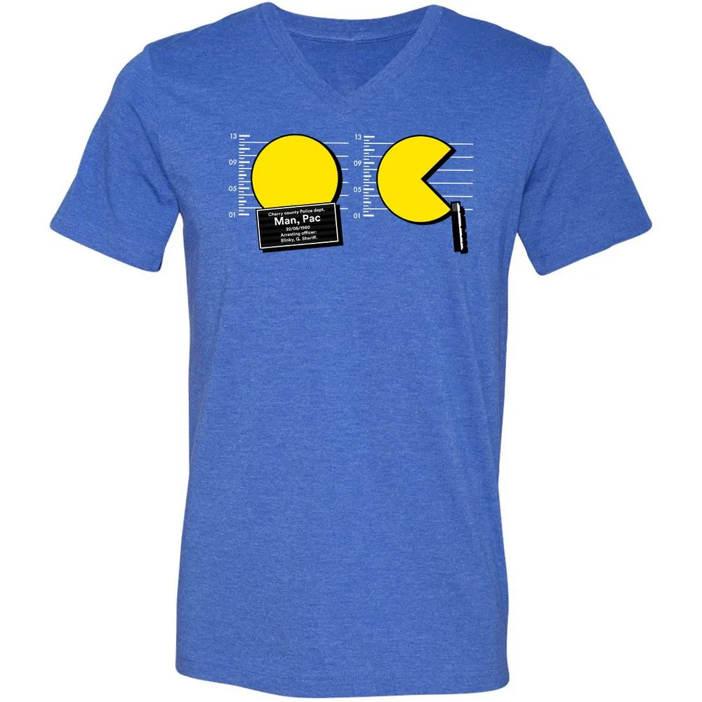 Unisex V-Neck T-Shirt - 8CE72UGG - Heather True Royal - 14