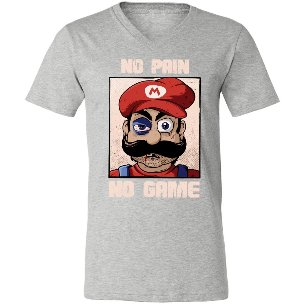 Unisex V-Neck T-Shirt - U2ZD73A3 - Athletic Heather - 7
