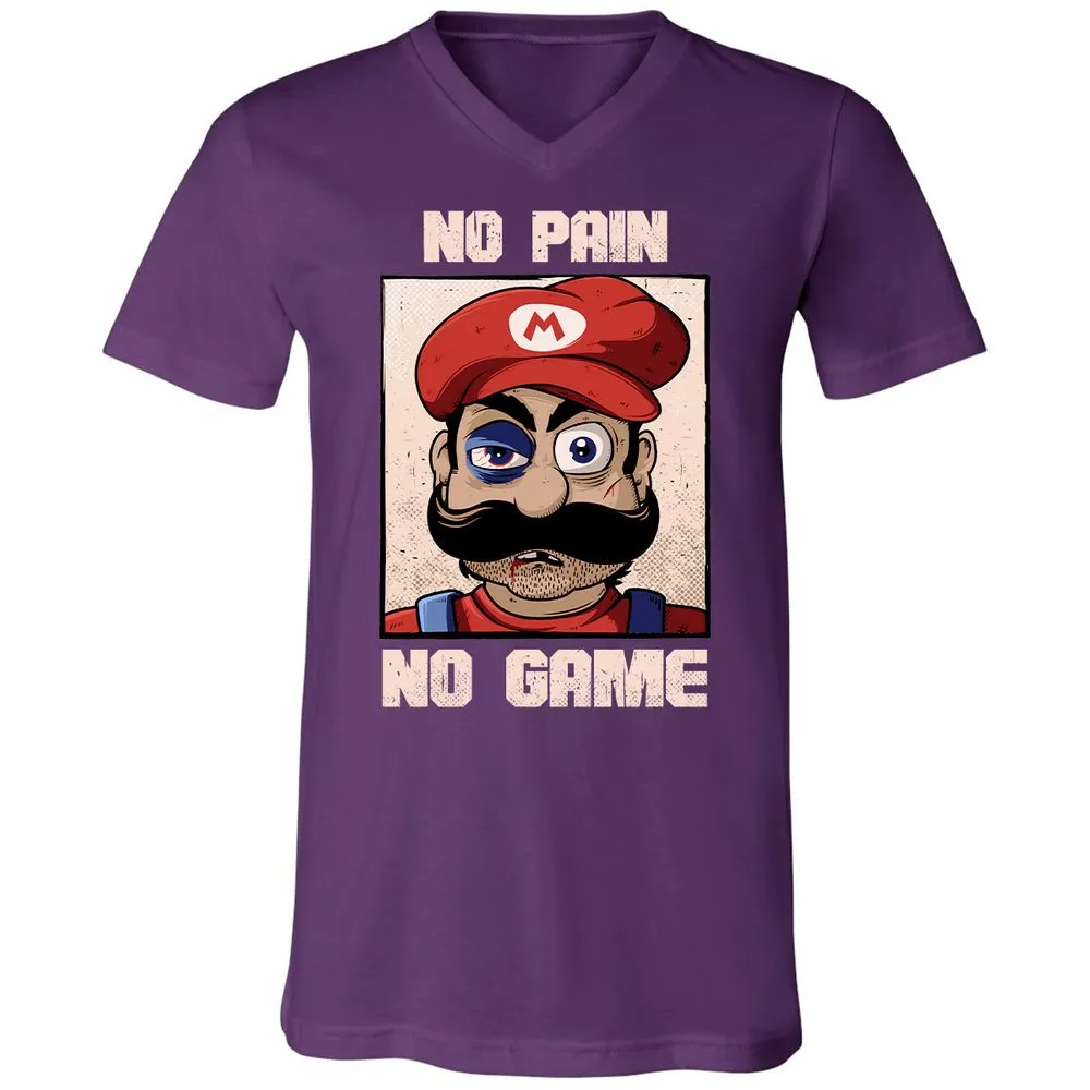 Unisex V-Neck T-Shirt - U2ZD73A3 - Team Purple - 9