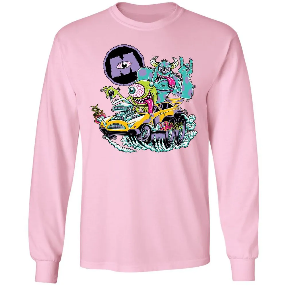 Long Sleeve T-Shirt - 3E1EECKB - Light Pink - 3