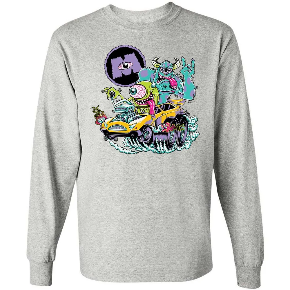 Long Sleeve T-Shirt - 3E1EECKB - Ash - 7