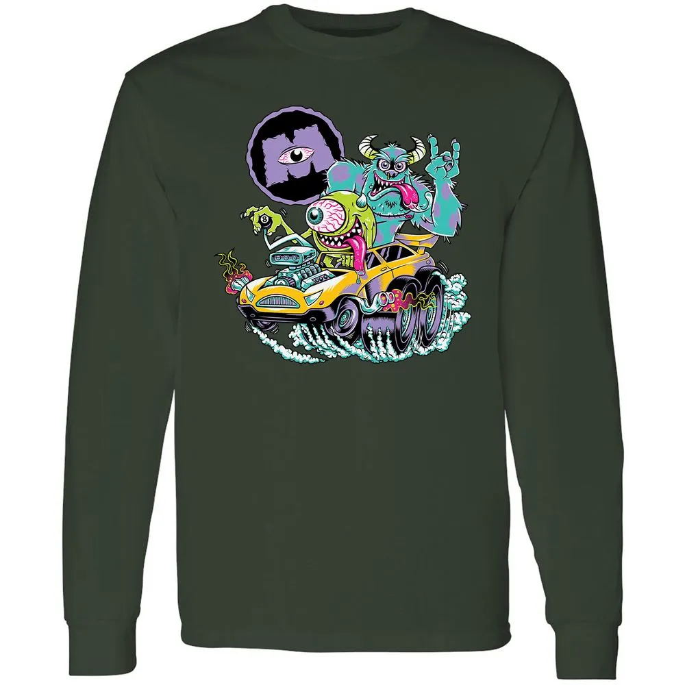 Long Sleeve T-Shirt - 3E1EECKB - Forest Green - 4