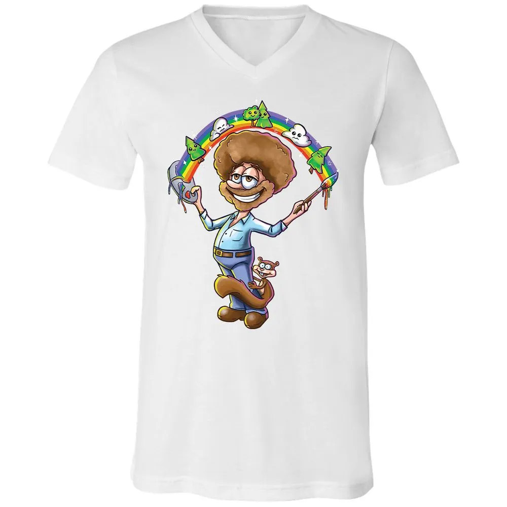 Unisex V-Neck T-Shirt - EVG9AS1B - White - 5