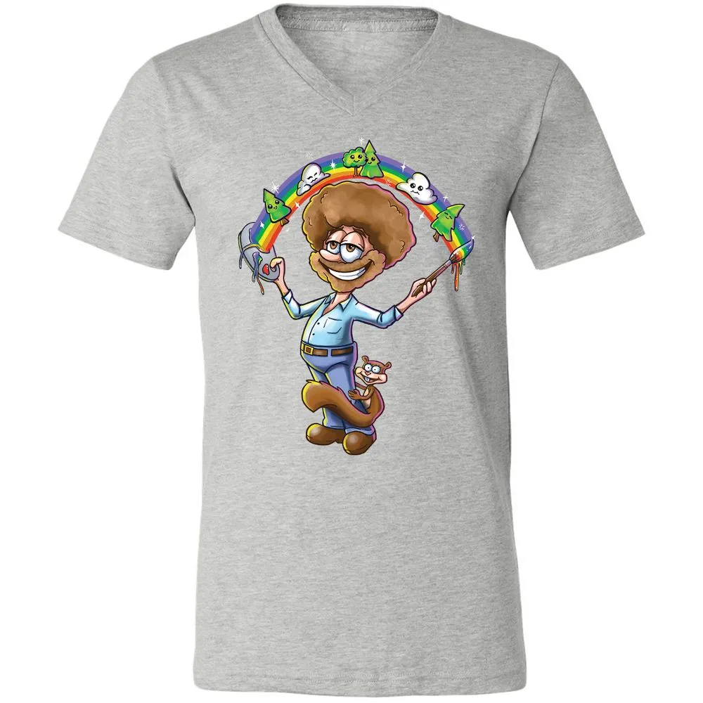 Unisex V-Neck T-Shirt - EVG9AS1B - Athletic Heather - 7