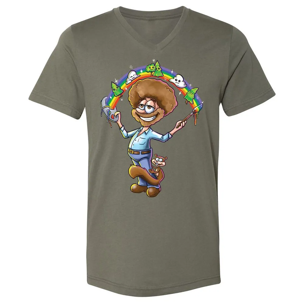 Unisex V-Neck T-Shirt - EVG9AS1B - Military Green - 10