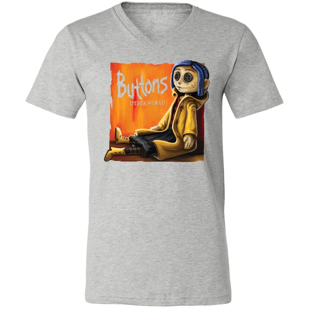 Unisex V-Neck T-Shirt - VULUVM1Y - Athletic Heather - 7